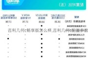 吉利几何c畅享版怎么样,吉利几何c配置参数