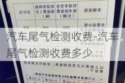 汽车尾气检测收费-汽车尾气检测收费多少