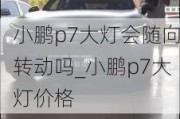 小鹏p7大灯会随向转动吗_小鹏p7大灯价格