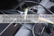 金杯面包汽车电脑主板在那里安装照片-大面包电脑诊断插头在哪