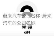 蔚来汽车公司名称-蔚来汽车的公司名称