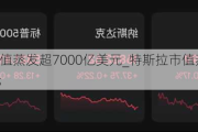 特斯拉市值蒸发超7000亿美元_特斯拉市值蒸发超7000亿美元