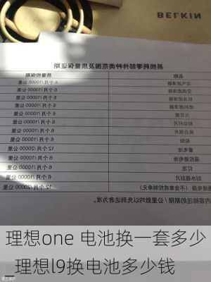 理想one 电池换一套多少_理想l9换电池多少钱