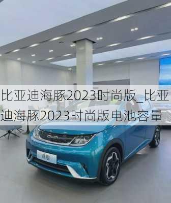 比亚迪海豚2023时尚版_比亚迪海豚2023时尚版电池容量