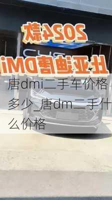 唐dmi二手车价格多少_唐dm二手什么价格