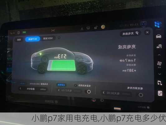 小鹏p7家用电充电,小鹏p7充电多少伏