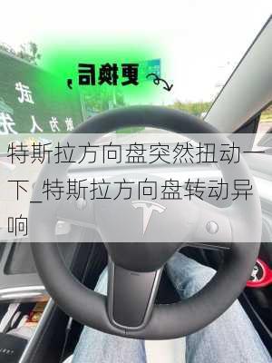 特斯拉方向盘突然扭动一下_特斯拉方向盘转动异响