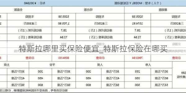 特斯拉哪里买保险便宜_特斯拉保险在哪买