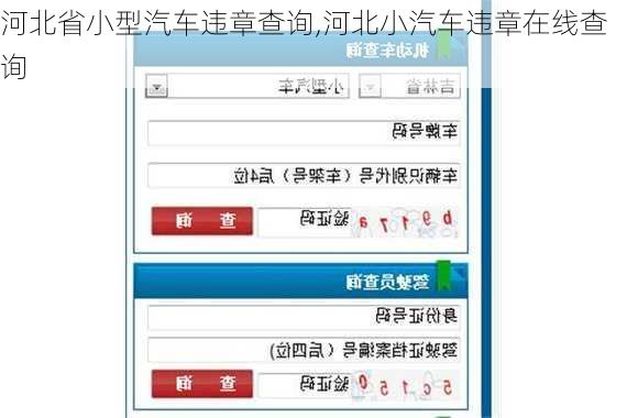 河北省小型汽车违章查询,河北小汽车违章在线查询