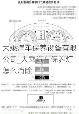 大乘汽车保养设备有限公司_大乘汽车保养灯怎么消除