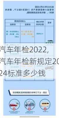 汽车年检2022,汽车年检新规定2024标准多少钱