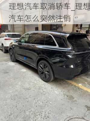 理想汽车取消轿车_理想汽车怎么突然注销