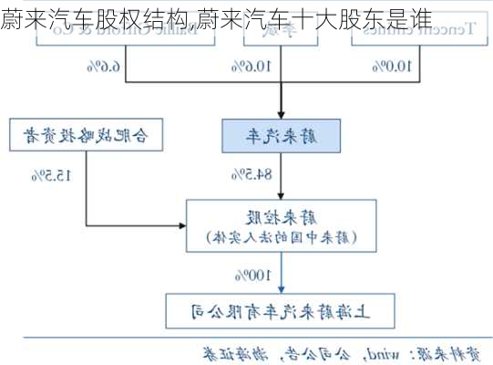 蔚来汽车股权结构,蔚来汽车十大股东是谁