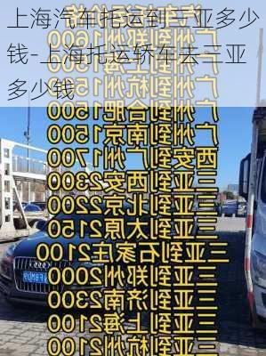 上海汽车托运到三亚多少钱-上海托运轿车去三亚多少钱