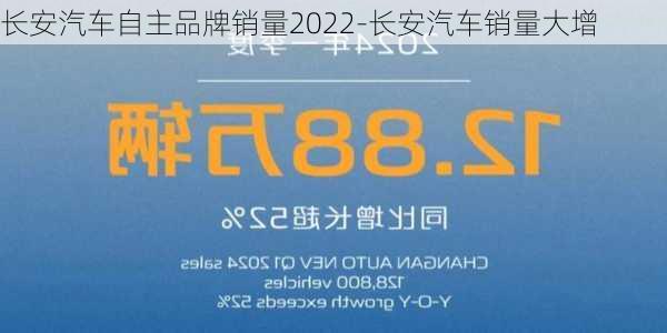 长安汽车自主品牌销量2022-长安汽车销量大增