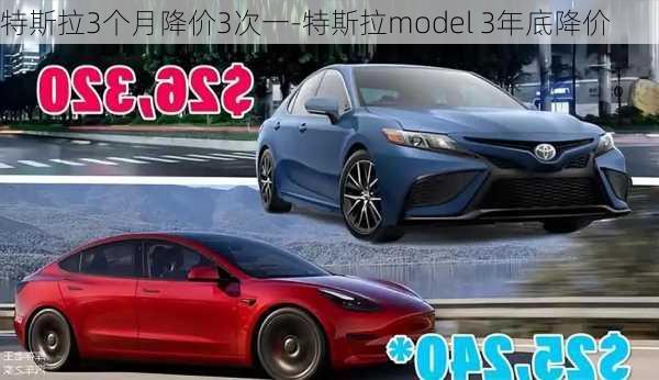 特斯拉3个月降价3次一-特斯拉model 3年底降价