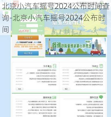 北京小汽车摇号2024公布时间查询-北京小汽车摇号2024公布时间