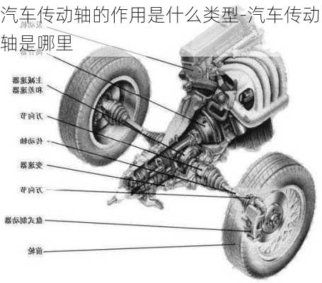 汽车传动轴的作用是什么类型-汽车传动轴是哪里