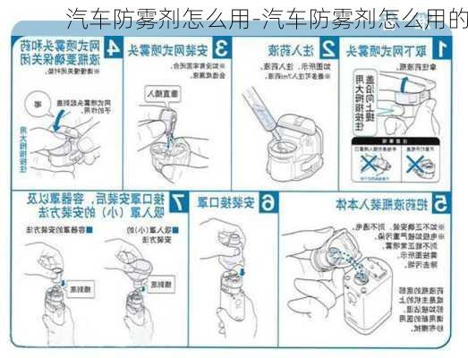 汽车防雾剂怎么用-汽车防雾剂怎么用的