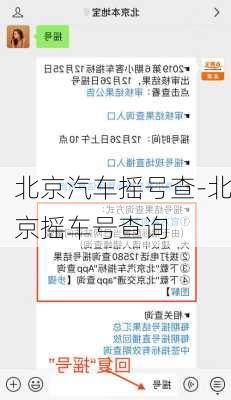 北京汽车摇号查-北京摇车号查询