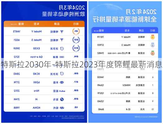 特斯拉2030年-特斯拉2023年度锦鲤最新消息