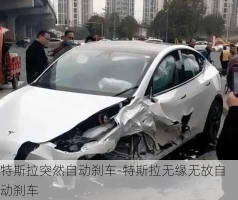 特斯拉突然自动刹车-特斯拉无缘无故自动刹车