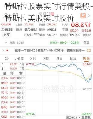 特斯拉股票实时行情美股-特斯拉美股实时股价