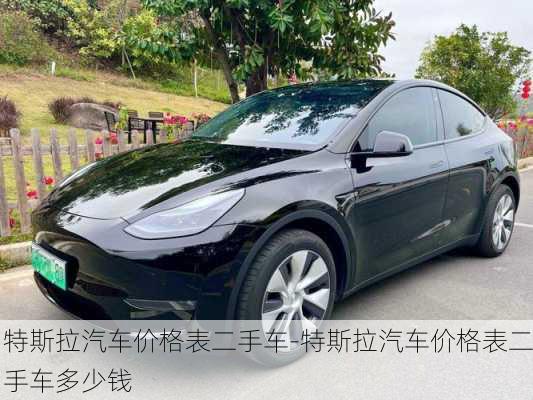 特斯拉汽车价格表二手车-特斯拉汽车价格表二手车多少钱