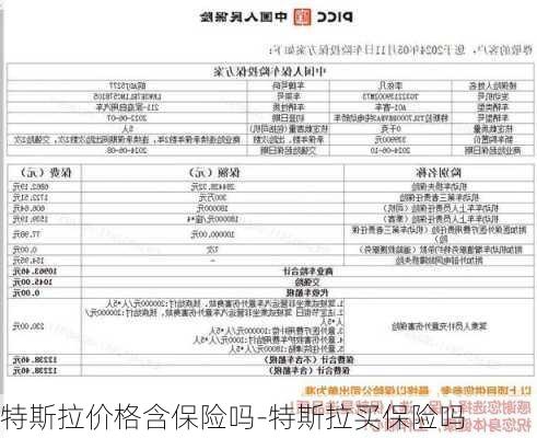 特斯拉价格含保险吗-特斯拉买保险吗