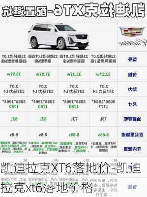 凯迪拉克XT6落地价-凯迪拉克xt6落地价格